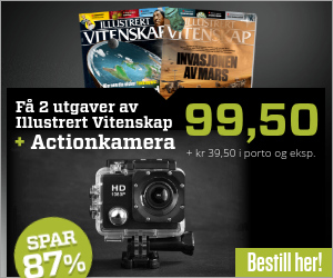 Illustrert Vitenskap + PROX11 full HD actionkamera