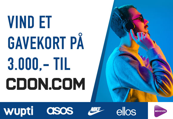Vind et gavekort til CDON på 3.000,-