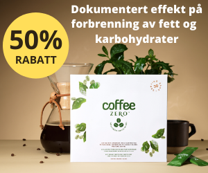 Coffee Zero helsekost til 50% rabatt